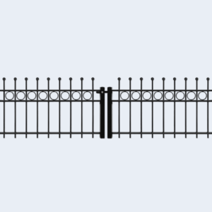 Inrijpoort Spain 60 x 238 cm - Antraciet