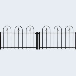 Inrijpoort USA 68 x 238 cm - Antraciet